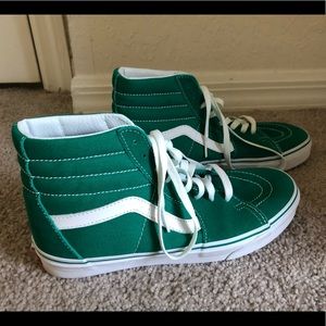 Van’s Forest Green SK8-Hi High Top Sneakers